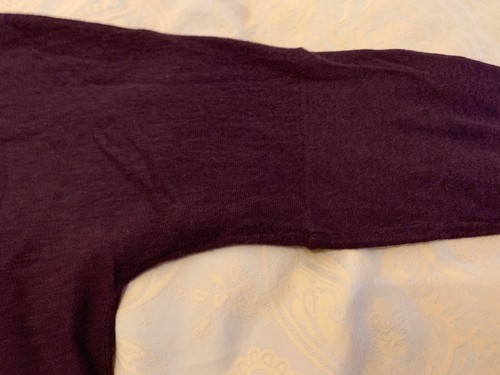 BNWT Joseph 100% Fine Cashmere Tunic / Long Jumper Aubergine Color RRP £375 - Picture 11 of 12