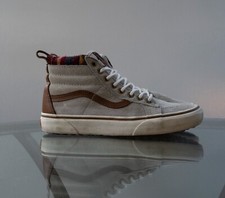 VANS SK8-Hi MTE Scotchgard Gray Tan Suede Hi Top Mens 6.5 / Women 8