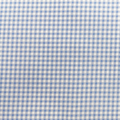 Baumwollstoff - blau & weiß klein Gingham Karo - Bastelstoff Stoff Meterware