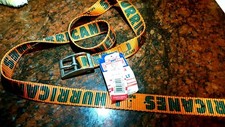 Miami Hurricanes,Dog Leash Or Belt, Made in USA, Vintage Logo