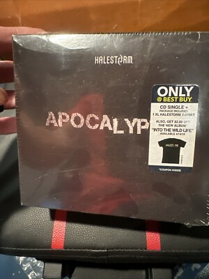Apocalyptic Halestorm (Best Buy CD Single + T-Shirt, 2015, Atlantic) NEW Sealed