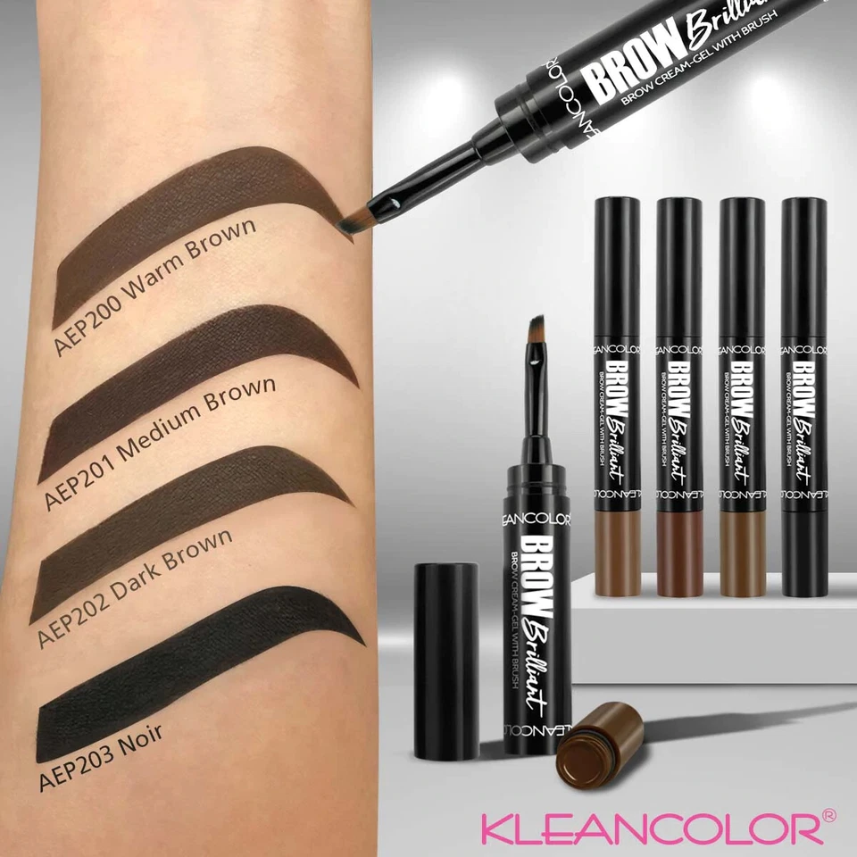 KLEANCOLOR BROW BRILLIANT BROW CREAM-GEL WITH BRUSH (WATERPROOF) - Image 4 of 4