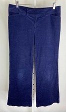 Lilly Pulitzer Palm Beach Fit Navy Blue Corduroy Pants Women s Size 8