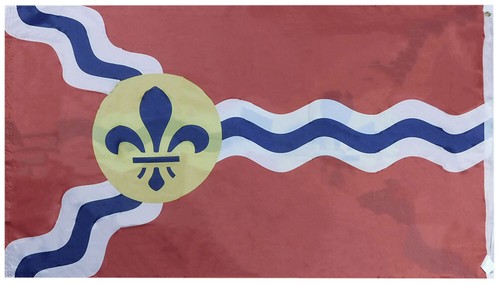 3x5 City of St Saint Louis Missouri Flag 3'x5' Double Sided 2ply Nylon ...