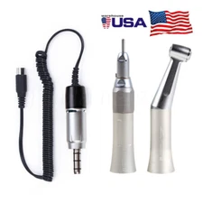 NSK Style Dental Electric Micro Motor Contra Angle Straght Handpiece E-type Burs