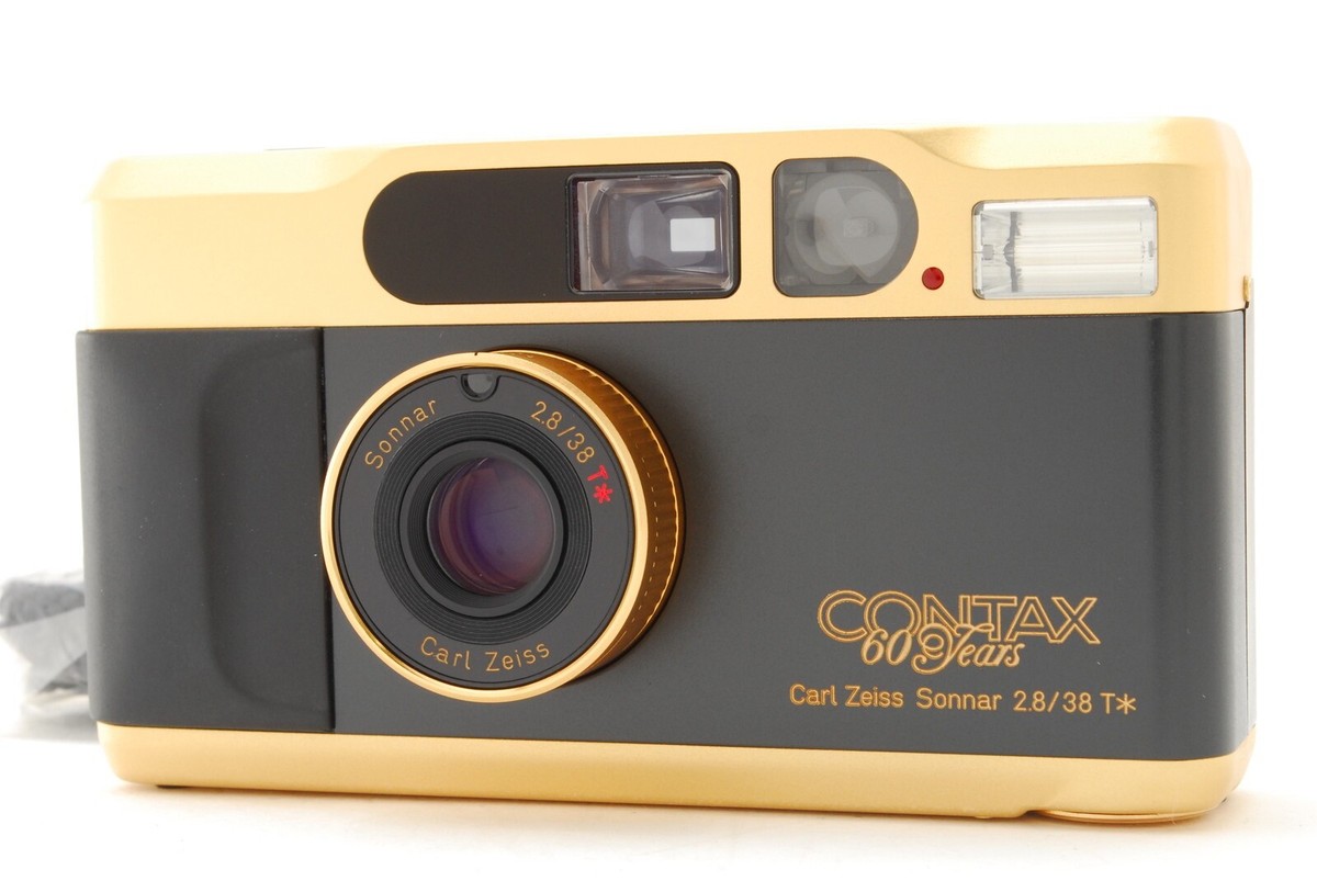 CONTAX T2 ゴールド ケース付き CONTAX T2 GOLD 60 YEARS LIMITED EDITION POINT & SHOOT FILM