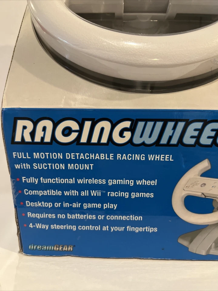 NEW DreamGear Racing Wheel DGWII-1006 Nintendo Wii Mounted Stand Mario Kart - Image 3 of 4