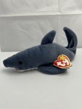 1996 Ty Beanie Baby Crunch The Shark Retired Original w/TAG