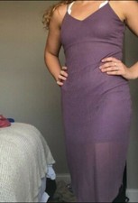 Medium Purple Express Dress New without Tags