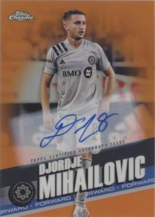 Orange Refractor Autographs