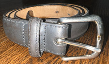 Haggar Belt Black Mens Size 40 Leather 01-3471 USA Made