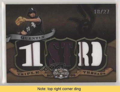 2009 Topps Triple Threads Relics Sepia 18/27 Carlos Quentin #TTR-109 READ 0hn