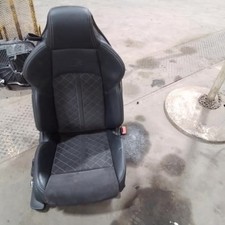 2018 Audi S5 Black Leather Passenger Right Side Front Seat Trim E1