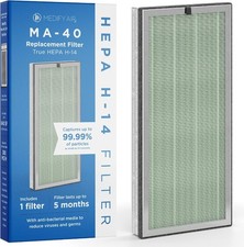 Medify MA-40 Genuine Replacement Filter 3 in 1 with Pre-filter, True HEPA H13