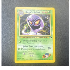 Koga's Arbok 25/132 Gym Challenge 2000 English Rare Regular Unlimited 90 HP on eBay