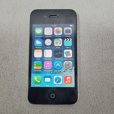Apple iPhone 4 16GB Black A1349 iOS 7.1.2 Verizon MC676LL/A Phone Only