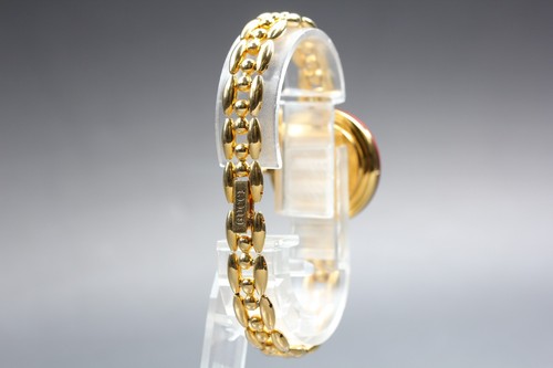 [Exc+5] Vintage GUCCI 1100-L Change Bezel Quartz Red Gold 26mm Women's Watch - Picture 6 of 14