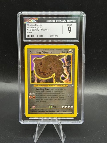 Shining Steelix (Unlimited) graded CGC 9 for sale on eBay