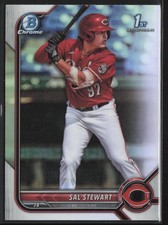 2022 Bowman Draft #BDC-122 Sal Stewart Chrome Refractor
