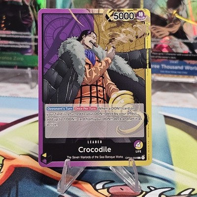 Crocodile OP04-058 L Kingdoms of Intrigue One Piece Card Game NM/M