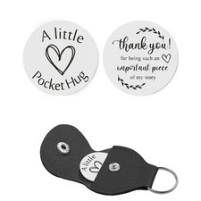 Thank You Gift Keychain Pocket Hug Keepsake Charm Reminder for Teacher