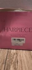 Synthetic Hair Bun Hairpiece Clip In Extension Heat Friendly Dark Brown/Black...