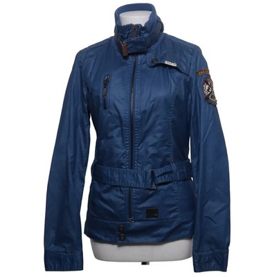 Khujo, Jacke, Damen, Größe: M, Blau, Baumwolle/Elasthan/Polyester #zOg