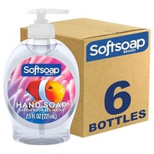 Softsoap Liquid Hand Soap, Aquarium Series - 7.5 Fl Oz Pack of 6
