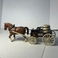 Vintage HGK Amoco #5 THE STANDARD OIL BUCKBOARD Horse W/ BARREL COLLECTOR BANK