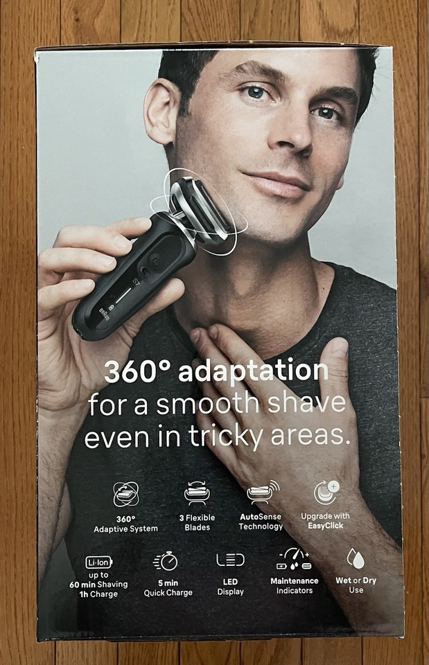 Braun Series 7 7188cc 360 Flex Waterproof Men's Electric Shaver Wet/Dry ...