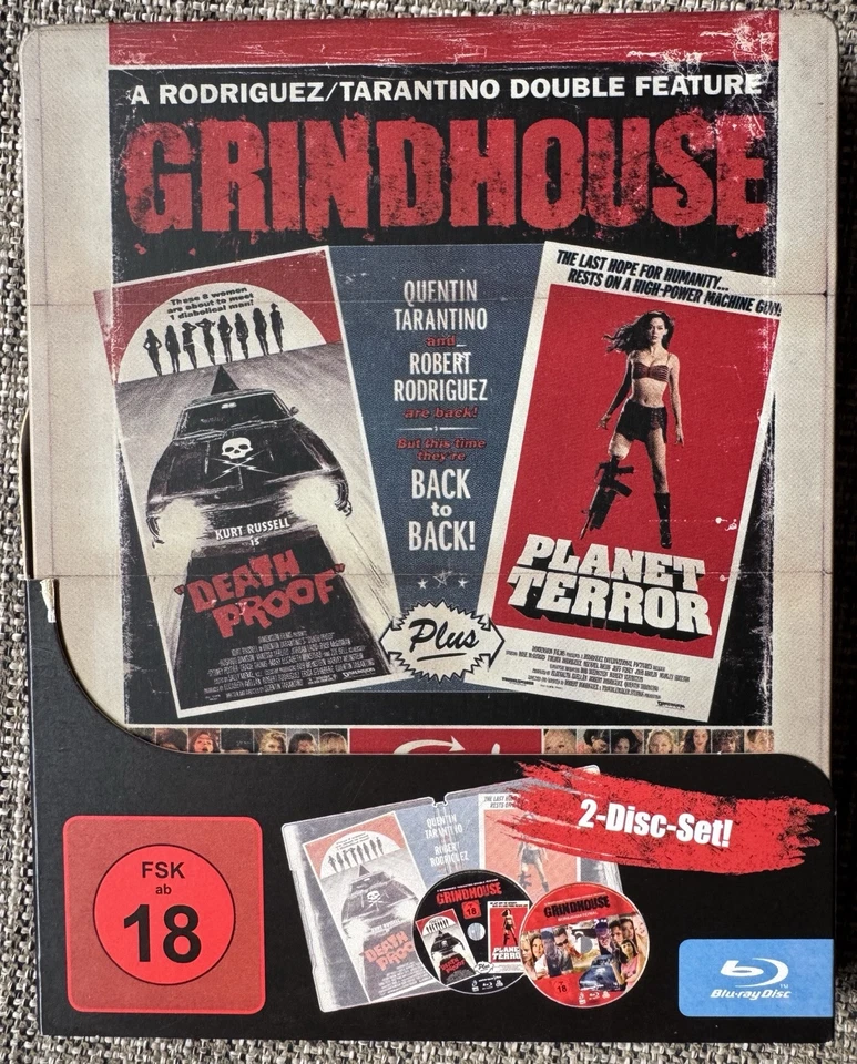 Grindhouse: Death Proof/Planet Terror (German Steelbook) [Blu-ray] - image 3 of 4