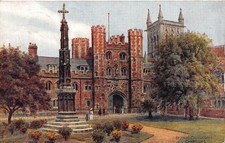 St John's College Gate Cambridge A R Quinton Postcard J Salmon 1555