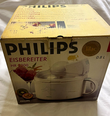 Philips HR 2300 elektrische Eismaschine ( Beschreibung bitte lesen)