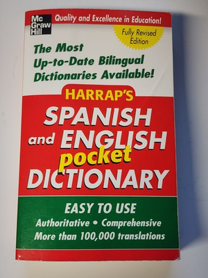 #ad Harrap#x27;s Spanish to English Dictionary Paperback 2005 Fully Revised Edition $4.75