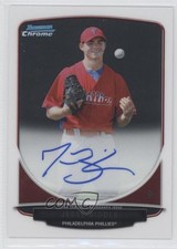 2013 Bowman Chrome Prospects Auto Jesse Biddle #BCP-JBI Auto 0o9