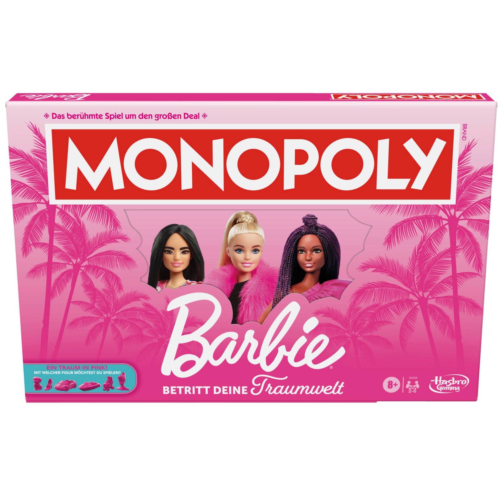 HASBRO GAMING Monopoly Barbie Brettspiel Mehrfarbig 6290₽