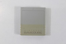 Official Nintendo OEM GameCube GC Memory Card x1 59 Blocks Gray DOL-008 TESTED