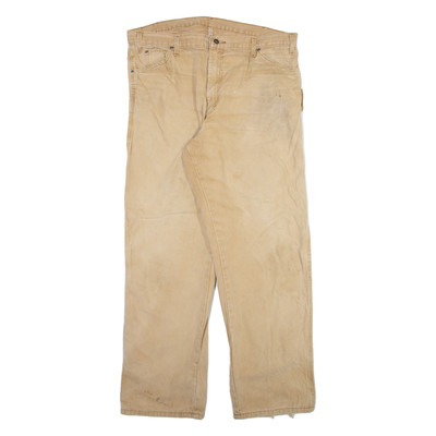 DICKIES Carpenter Herren Hose Beige Relaxed Straight W40 L32