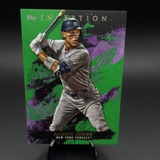 2021 Topps Inception - Aaron Judge #32 Green  New York Yankees