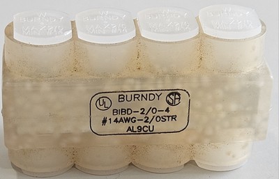 Burndy BIBD 2/0-4 AL9CU Insulated Multi-Tap Connector #14AWG-2/OSTR - 4 Port