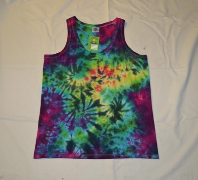 Galaxy Rainbow Festival Tie Dye T-Shirt Tank Trägertop Gr. S-2XL