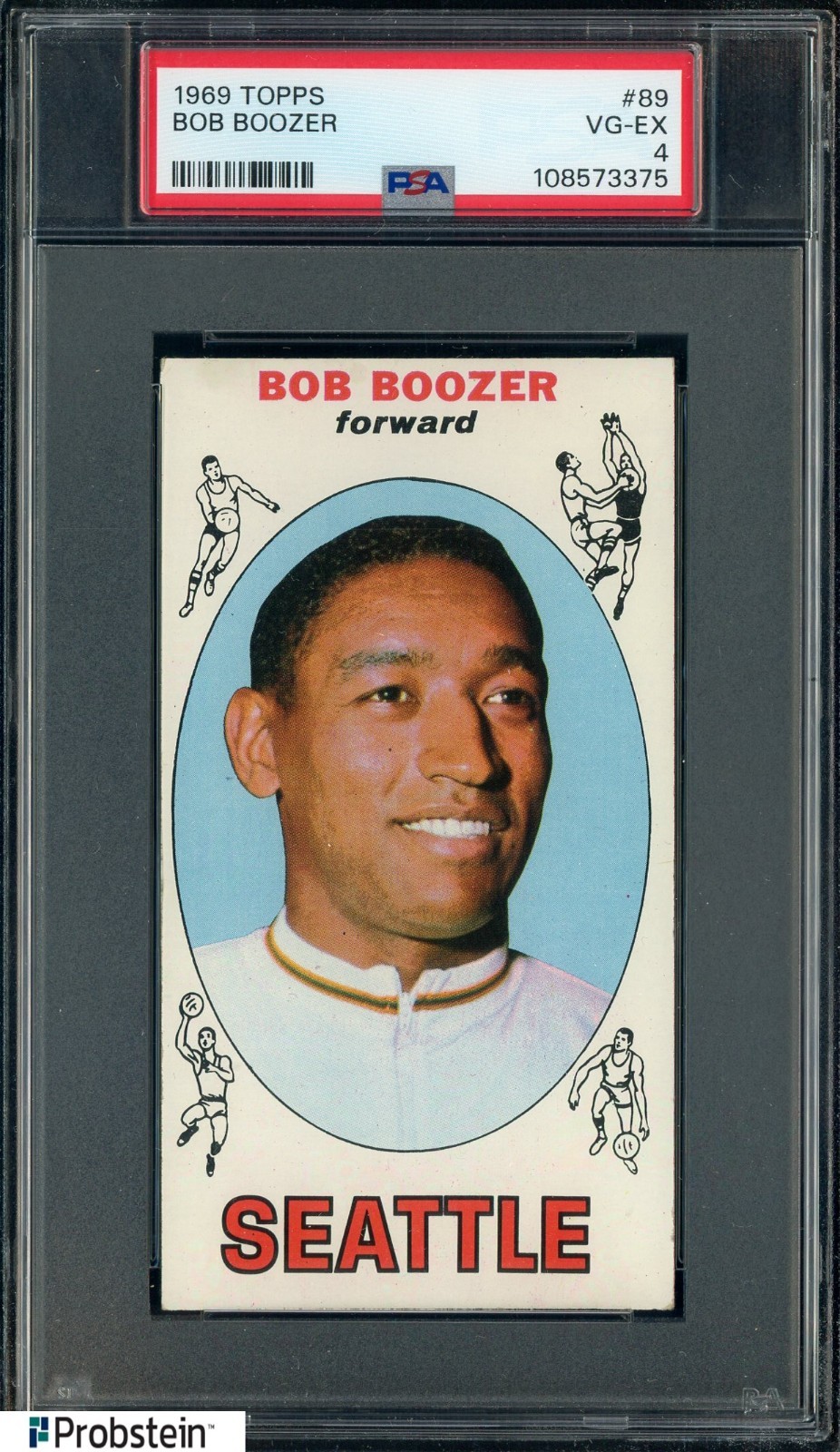 1969-70 Topps Basketball #89 Bob Boozer Seattle PSA 4 VG-EX