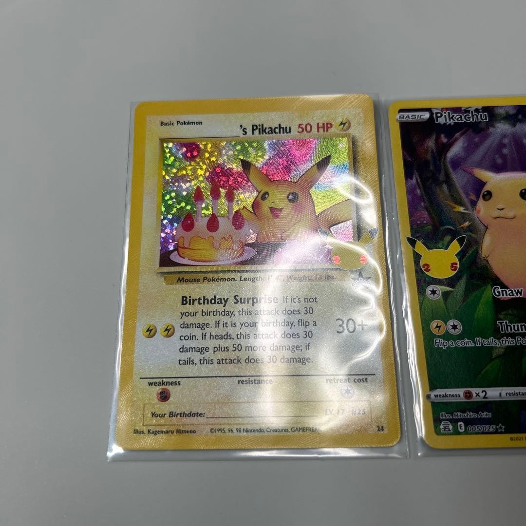 Pokemon Card Birthday Pikachu 25Th English JPN Pokemon card