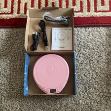 NextPlay H-01 Pink Portable Personal CD Player with Accessories Manual