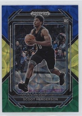 2023-24 Panini Prizm Draft Picks Choice Blue Yellow & Green Scoot Henderson 0v2h