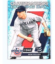 2021 Topps Opening Day Outstanding Opening Days Bob Feller #OOD-6