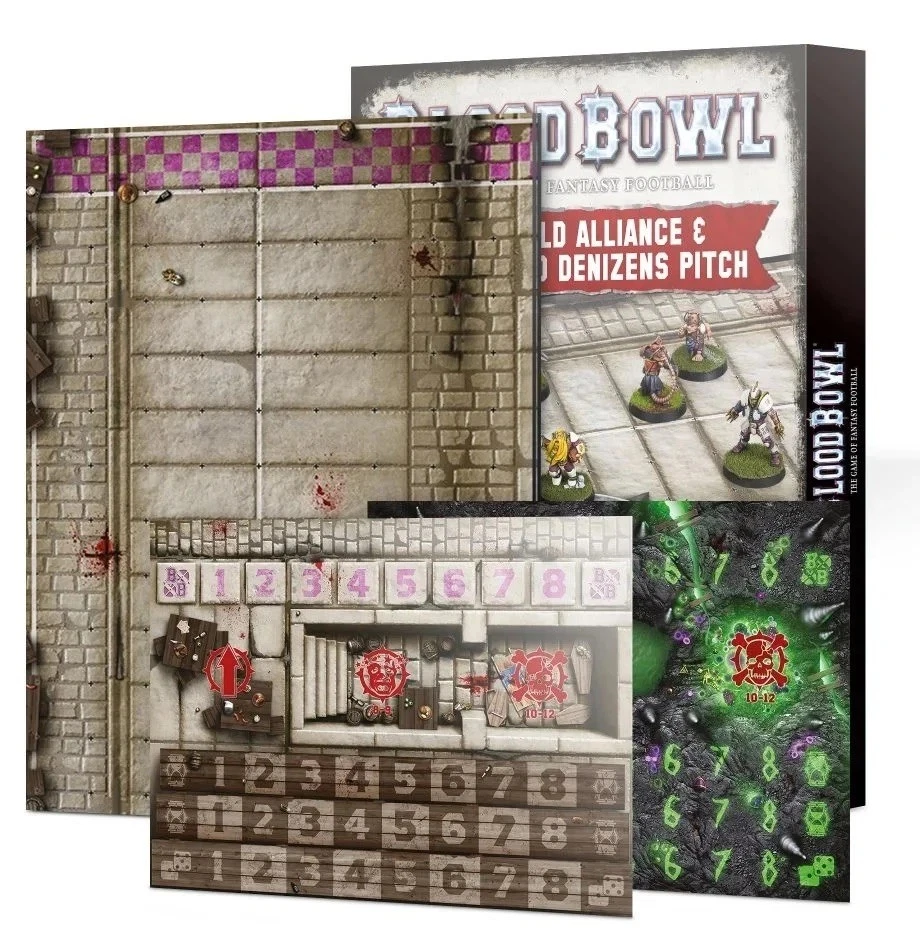 Blood Bowl Underworld Denizens & Old World Alliance Teams Pitch New Rare