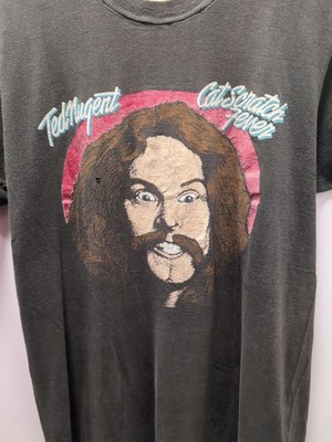 Vintage 1977 Ted Nugent Cat Scratch Fever Tee Shirt  LARGE 