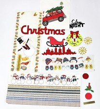 Christmas Mixed Lot Scrapbook 2001 Me My Big Ideas Provo Craft Stickers Rub-On