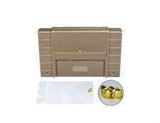Super Nintendo SNES Metallic Gold Game Cartridge Shell Made in USA 